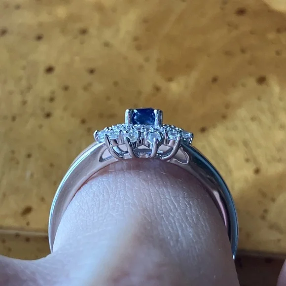 Natural Kyanite Sterling Silver Ring Size 9 - Picture 2 of 10